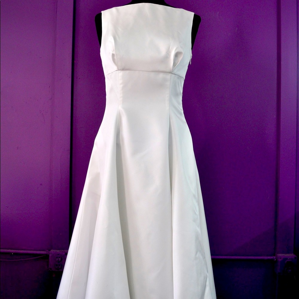 White Cocktail Dress by Fancy of New York